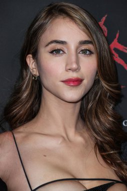 Amerikalı aktris Caylee Cowan, 10 Ekim 2023 'te Hollywood, Los Angeles' taki TCL Çin Tiyatrosu IMAX 'ta düzenlenen 23. Yıllık Çığlık Festivali - Los Angeles Sümer Filmleri' İlahiyatının galası