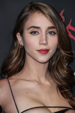 Amerikalı aktris Caylee Cowan, 10 Ekim 2023 'te Hollywood, Los Angeles' taki TCL Çin Tiyatrosu IMAX 'ta düzenlenen 23. Yıllık Çığlık Festivali - Los Angeles Sümer Filmleri' İlahiyatının galası