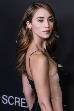 Amerikalı aktris Caylee Cowan, 10 Ekim 2023 'te Hollywood, Los Angeles' taki TCL Çin Tiyatrosu IMAX 'ta düzenlenen 23. Yıllık Çığlık Festivali - Los Angeles Sümer Filmleri' İlahiyatının galası