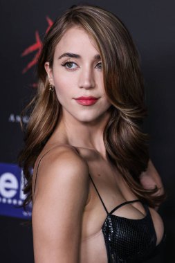 Amerikalı aktris Caylee Cowan, 10 Ekim 2023 'te Hollywood, Los Angeles' taki TCL Çin Tiyatrosu IMAX 'ta düzenlenen 23. Yıllık Çığlık Festivali - Los Angeles Sümer Filmleri' İlahiyatının galası