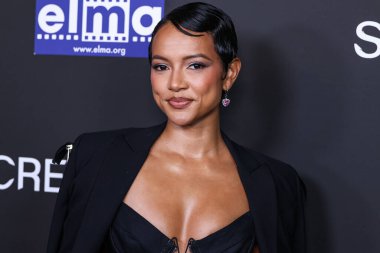 Amerikalı aktris ve model Karrueche Tran, 10 Ekim 2023 'te Hollywood, Los Angeles' taki TCL Çin Tiyatrosu IMAX 'te düzenlenen 23. Yıllık Korku Filmleri Festivali - Los Angeles Açılış Gecesi - Sümer Filmleri' İlahiyatının galası 'na geldi.