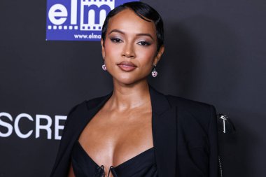 Amerikalı aktris ve model Karrueche Tran, 10 Ekim 2023 'te Hollywood, Los Angeles' taki TCL Çin Tiyatrosu IMAX 'te düzenlenen 23. Yıllık Korku Filmleri Festivali - Los Angeles Açılış Gecesi - Sümer Filmleri' İlahiyatının galası 'na geldi.