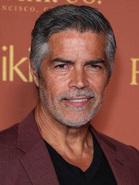 Amerikalı aktör Esai Morales, Nicole Avant ve Ted Sarandos 'un evlerinde tutulan ve koruyucu ailelerden ayrılan gençlerin ilk evlerini kurarak evsizliği önlemeye yardımcı olmak için yıllık A Sense of Home Gala 2023' e geldi.