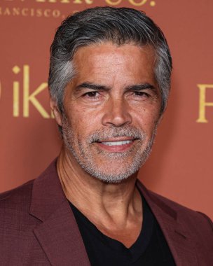 Amerikalı aktör Esai Morales, Nicole Avant ve Ted Sarandos 'un evlerinde tutulan ve koruyucu ailelerden ayrılan gençlerin ilk evlerini kurarak evsizliği önlemeye yardımcı olmak için yıllık A Sense of Home Gala 2023' e geldi.