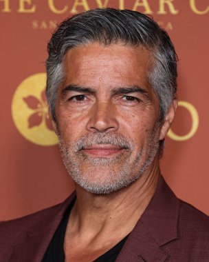 Amerikalı aktör Esai Morales, Nicole Avant ve Ted Sarandos 'un evlerinde tutulan ve koruyucu ailelerden ayrılan gençlerin ilk evlerini kurarak evsizliği önlemeye yardımcı olmak için yıllık A Sense of Home Gala 2023' e geldi.