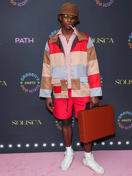 Shaquille O 'Neal' ın oğlu Myles B. O 'Neal, 27 Ekim 2023' te Beverly Hills, Los Angeles, Kaliforniya, ABD 'de düzenlenen Solisca Tekila ve PATH Water tarafından sunulan Darren Dzienciol' un Pop Icons Halloween Party 2023 'e gelir..