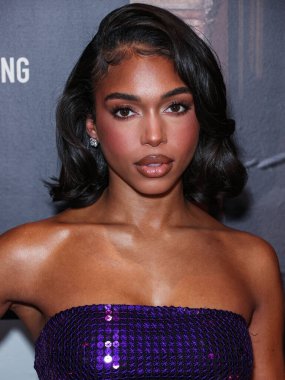 Lori Harvey arrives at the PrettyLittleThing X Lori Harvey Party Wear Collection Launch held at Sunset at EDITION (Basement Club) at The West Hollywood EDITION Hotel on November 8, 2023 in West Hollywood, Los Angeles, California, United States. clipart