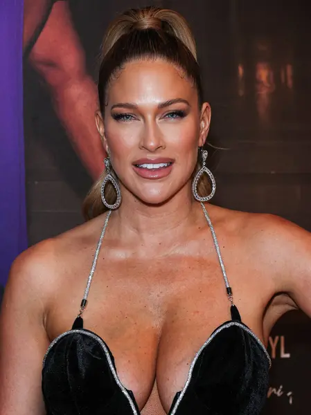 stock image Barbie Blank Coba (Kelly Kelly) arrives at the PrettyLittleThing X Lori Harvey Party Wear Collection Launch held at Sunset at EDITION (Basement Club) at The West Hollywood EDITION Hotel on November 8, 2023 in West Hollywood, LA, California, USA