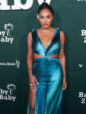 Alberta Ferretti 'yi giyen Ayesha Curry, 11 Kasım 2023' te ABD 'nin Los Angeles, Kaliforniya eyaletinin Batı Hollywood şehrinde düzenlenen Pasifik Tasarım Merkezi' nde Paul Mitchell tarafından sunulan 2023 Bebek Galası 'na ulaştı..