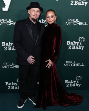 Joel Madden ve Nicole Richie, 11 Kasım 2023 'te Batı Hollywood, Los Angeles, Kaliforniya, ABD' de bulunan Pasifik Tasarım Merkezi 'nde Paul Mitchell tarafından sunulan 2023 Bebek Galası' na geldiler..