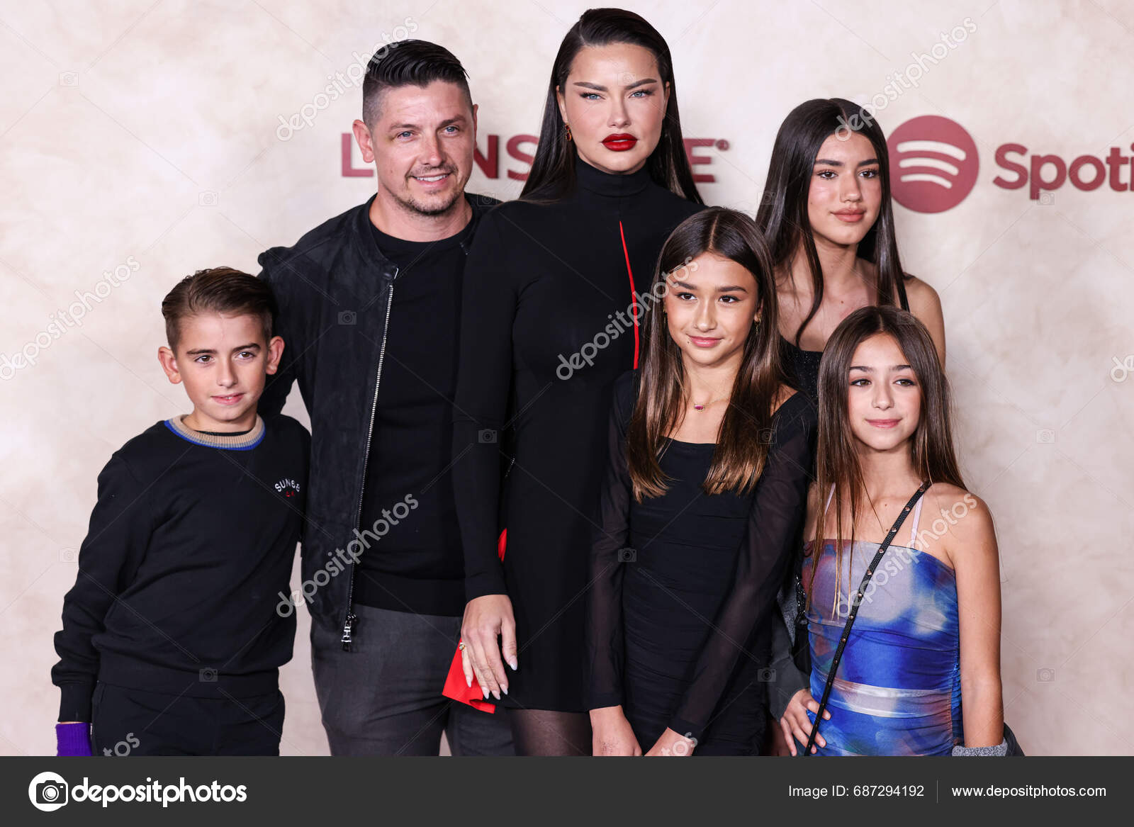 Andre Lemmers Adriana Lima Arrive Los Angeles Premiere Lions Gate