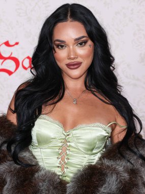 Cely Vazquez 14 Kasım 2023 'te Ace Hotel' deki The Theatre at Ace Hotel 'de düzenlenen' Saltburn 'adlı Amazon MGM Stüdyolarının Los Angeles prömiyerine geldi..