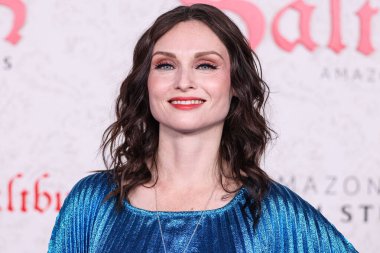 English singer and songwriter Sophie Ellis-Bextor arrives at the Los Angeles Premiere Of Amazon MGM Studios' 'Saltburn' held at The Theatre at Ace Hotel on November 14, 2023 in Los Angeles, California, United States.