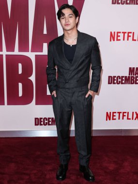 Gabriel Chung, Netflix 'in 16 Kasım 2023' te Los Angeles, Kaliforniya, ABD 'deki Akademi Sinema Müzesi' nde düzenlenen 'Mayıs' ın galasına geldi.. 