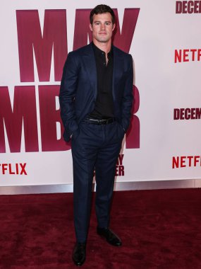 Amerikalı aktör Jake Picking, Netflix 'in 16 Kasım 2023 tarihinde Los Angeles, Kaliforniya, ABD' deki Akademi Sinema Müzesi 'nde düzenlenen' Mayıs 'ın galasına geldi.. 