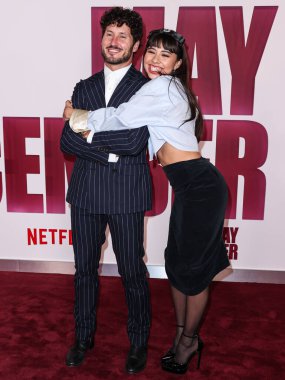 Valentin Chmerkovskiy ve Xochitl Gomez, Netflix 'in 16 Kasım 2023' te Los Angeles, Kaliforniya, ABD 'deki Akademi Sinema Müzesi' nde gerçekleştirdiği Netflix 'in Mayıs ayının galasına geldiler.. 