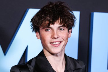 Amerikalı aktör Brady Noon, Netflix 'in' Aile Düğmesi 'nin Los Angeles prömiyerine 29 Kasım 2023' te Los Angeles, Kaliforniya, ABD 'de bulunan The Grove 14' te geldi..