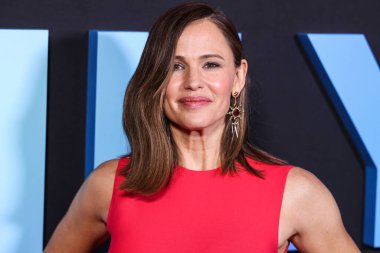 Amerikalı aktris Jennifer Garner, Netflix 'in' Aile Düğmesi 'nin Los Angeles' taki galasına 29 Kasım 2023 'te ABD' nin Los Angeles, Kaliforniya 'daki The Grove 14' te geldi..        