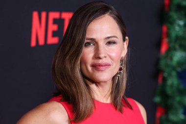 Amerikalı aktris Jennifer Garner, Netflix 'in' Aile Düğmesi 'nin Los Angeles' taki galasına 29 Kasım 2023 'te ABD' nin Los Angeles, Kaliforniya 'daki The Grove 14' te geldi..        