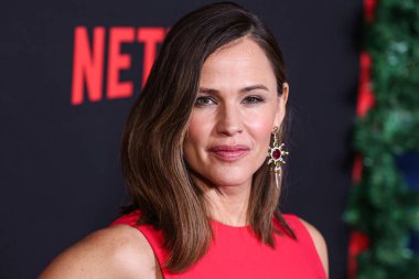 Amerikalı aktris Jennifer Garner, Netflix 'in' Aile Düğmesi 'nin Los Angeles' taki galasına 29 Kasım 2023 'te ABD' nin Los Angeles, Kaliforniya 'daki The Grove 14' te geldi..        