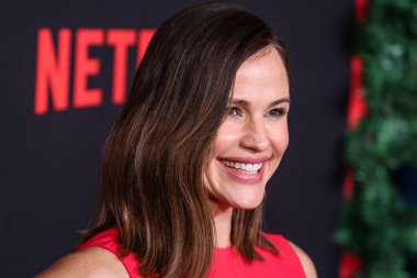 Amerikalı aktris Jennifer Garner, Netflix 'in' Aile Düğmesi 'nin Los Angeles' taki galasına 29 Kasım 2023 'te ABD' nin Los Angeles, Kaliforniya 'daki The Grove 14' te geldi..        