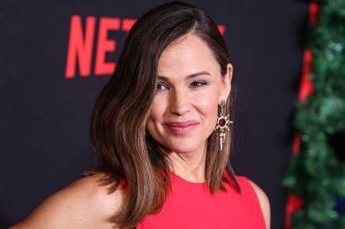 Amerikalı aktris Jennifer Garner, Netflix 'in' Aile Düğmesi 'nin Los Angeles' taki galasına 29 Kasım 2023 'te ABD' nin Los Angeles, Kaliforniya 'daki The Grove 14' te geldi..        
