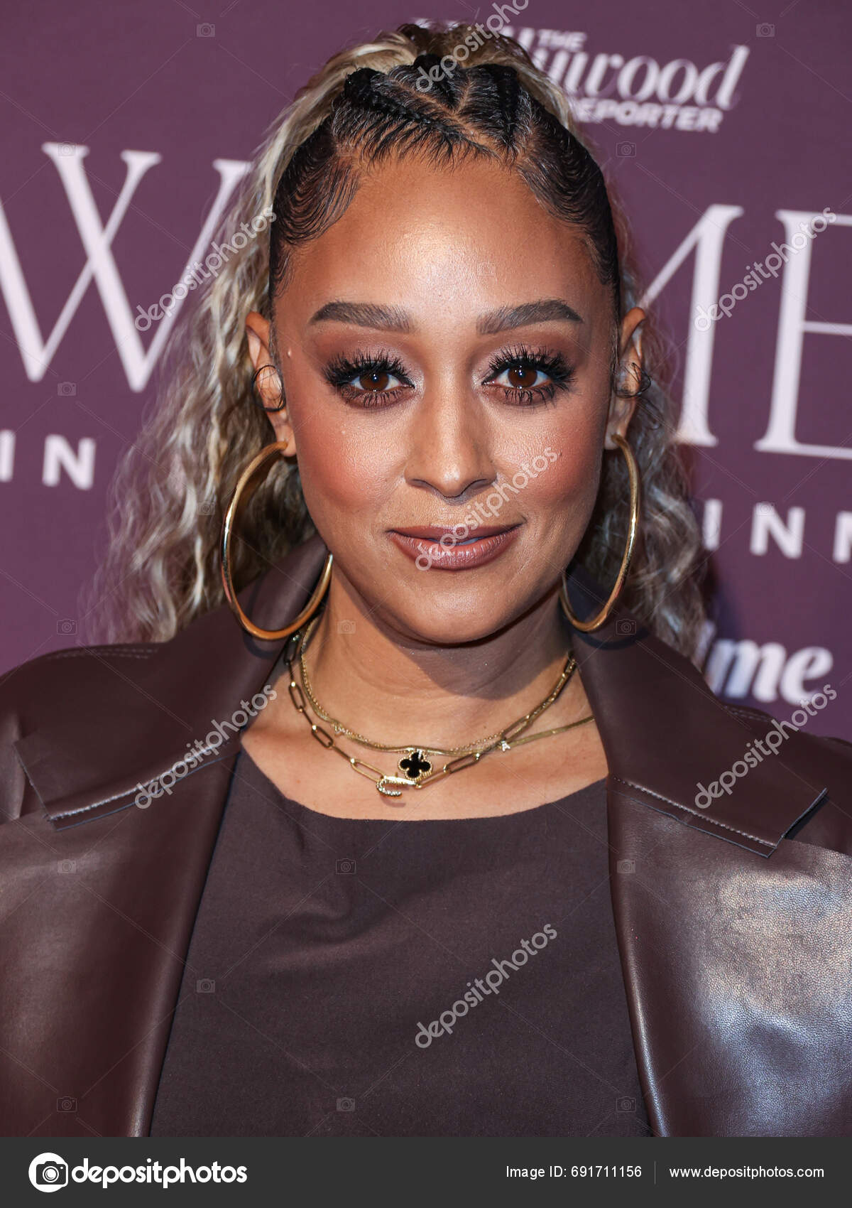 American Actress Tia Mowry Arrives Hollywood Reporter's Women