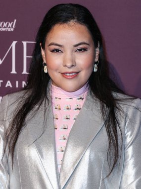 Amerikalı aktris Janae Collins, Lifetime tarafından 7 Aralık 2023 'te Beverly Hills Hotel' de düzenlenen Hollywood Reporter 's Women in Entertainment Gala 2023' e geldi..