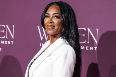 Amerikalı aktris, model, yapımcı, yazar, televizyon kişiliği, girişimci ve güzellik yarışması sahibi Kenya Moore, The Hollywood Reporter 's Women In Entertainment Gala 2023' e geldi. 
