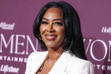 Amerikalı aktris, model, yapımcı, yazar, televizyon kişiliği, girişimci ve güzellik yarışması sahibi Kenya Moore, The Hollywood Reporter 's Women In Entertainment Gala 2023' e geldi. 