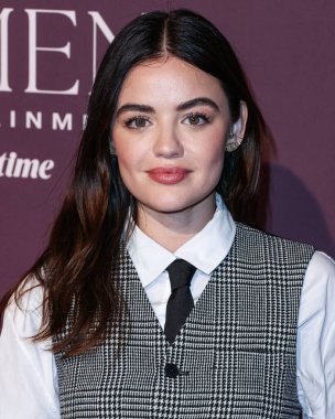 Amerikalı aktris ve şarkıcı Lucy Hale, 7 Aralık 2023 'te Beverly Hills Hotel' de Lifetime tarafından sunulan Hollywood Reporter 's Women in Entertainment Gala 2023' e geliyor.. 