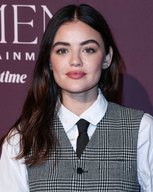 Amerikalı aktris ve şarkıcı Lucy Hale, 7 Aralık 2023 'te Beverly Hills Hotel' de Lifetime tarafından sunulan Hollywood Reporter 's Women in Entertainment Gala 2023' e geliyor.. 