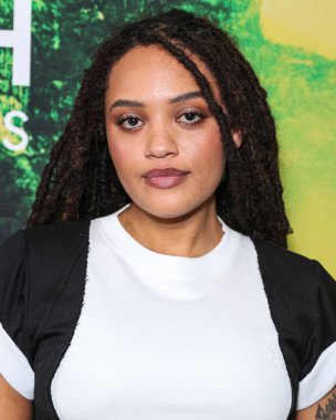 Amerikalı aktris Kiersey Clemons, 8 Aralık 2023 'te Beverly Hills' teki Londra Batı Hollywood 'da Los Angeles, Los Angeles, Kaliforniya, ABD' de düzenlenen Canavarların Mirası 1.