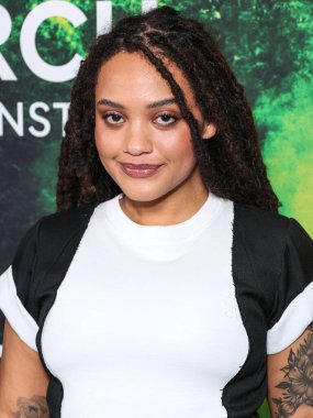 Amerikalı aktris Kiersey Clemons, 8 Aralık 2023 'te Beverly Hills' teki Londra Batı Hollywood 'da Los Angeles, Los Angeles, Kaliforniya, ABD' de düzenlenen Canavarların Mirası 1.