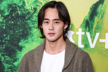 Japon aktör Ren Watabe, 8 Aralık 2023 'te Beverly Hills' teki Londra Batı Hollywood 'da düzenlenen Canavarların Mirası 1. Sezon' de Los Angeles Call of Apple TV + 'nin Monarch' ına ulaştı..