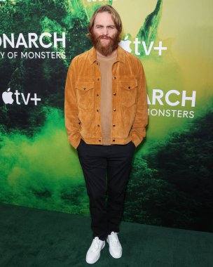 Amerikalı aktör ve eski buz hokeyi oyuncusu Wyatt Russell, 8 Aralık 2023 'te Beverly Hills' te Londra Batı Hollywood 'da düzenlenen 