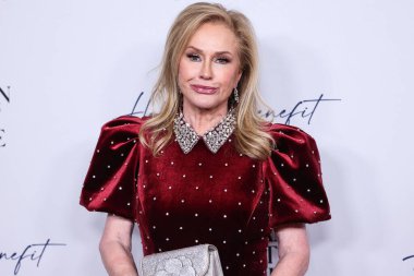 Amerikan sosyetesi, moda tasarımcısı, aktris ve televizyon kişisi Kathy Hilton, 11 Aralık 2023 'te Beverly Hilton Oteli' nde düzenlenen Amerikan Bale Tiyatrosu 'nun Holiday Benefit 2023 yardım gecesine geldi..