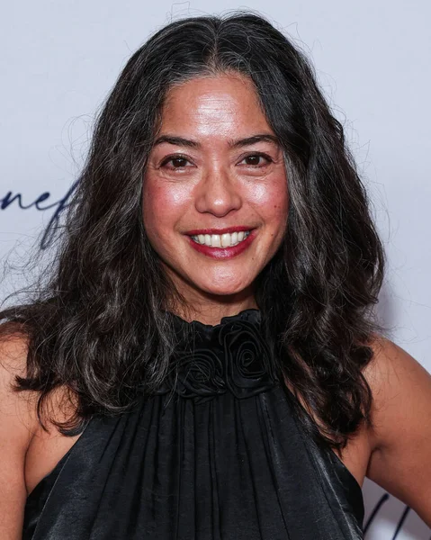 Michelle Agnew, 11 Aralık 2023 'te Beverly Hilton Hotel' de düzenlenen Amerikan Bale Tiyatrosu 'nun Holiday Benefit 2023' e geldi..