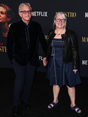 Fred Berner, Netflix 'in' Maestro 'sunun Los Angeles' taki özel gösterimine 12 Aralık 2023 'te Los Angeles, Kaliforniya, ABD' deki Akademi Sinema Müzesi 'nde ulaştı..