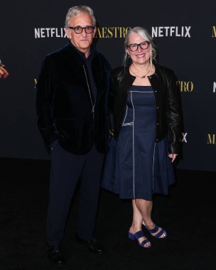 Fred Berner, Netflix 'in' Maestro 'sunun Los Angeles' taki özel gösterimine 12 Aralık 2023 'te Los Angeles, Kaliforniya, ABD' deki Akademi Sinema Müzesi 'nde ulaştı..