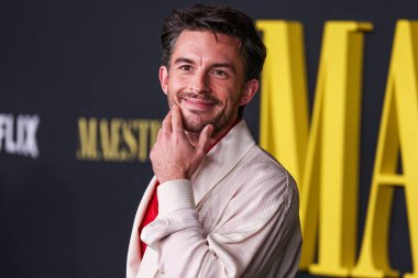 İngiliz aktör Jonathan Bailey, 12 Aralık 2023 'te Los Angeles, Kaliforniya, ABD' deki Akademi Sinema Müzesi 'nde düzenlenen Netflix' in 'Maestro' sunun Los Angeles Özel Gösterimi 'ne geldi.. 