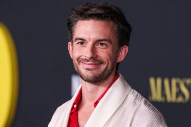 İngiliz aktör Jonathan Bailey, 12 Aralık 2023 'te Los Angeles, Kaliforniya, ABD' deki Akademi Sinema Müzesi 'nde düzenlenen Netflix' in 'Maestro' sunun Los Angeles Özel Gösterimi 'ne geldi.. 