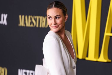  Keltie Knight 12 Aralık 2023 'te Los Angeles' taki Akademi Sinema Müzesi 'nde düzenlenen Netflix' in 'Maestro' sunun özel gösterimine geliyor.