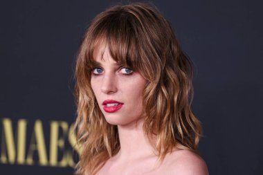 Amerikalı aktris ve şarkıcı Maya Hawke, Netflix 'in' Maestro 'sunun Los Angeles Özel Gösterimi' ne 12 Aralık 2023 'te Los Angeles, Kaliforniya, ABD' deki Akademi Sinema Müzesi 'ne geldi..