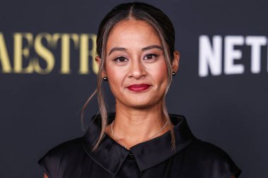 Amerikalı film editörü Michelle Tesoro, Netflix 'in' Maestro 'sunun Los Angeles özel gösterimine 12 Aralık 2023' te Los Angeles, Kaliforniya, ABD 'deki Akademi Sinema Müzesi' ne geldi.. 