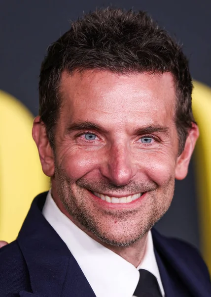 stock image American actor and filmmaker Bradley Cooper wearing a Louis Vuitton suit arrives at the Los Angeles Special Screening Of Netflix's 'Maestro' held at the Academy Museum of Motion Pictures on December 12, 2023 in Los Angeles, California, United States.