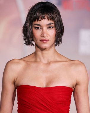 Cezayirli aktris, dansçı ve model Sofia Boutella, 13 Aralık 2023 'te Hollywood, Los Angeles, Kaliforniya, ABD' de bulunan IMAX Çin Tiyatrosu 'nda düzenlenen Netflix' in 