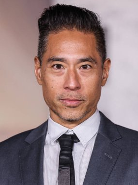 Spencer Wang, 13 Aralık 2023 'te Hollywood, Los Angeles, Kaliforniya, ABD' deki TCL Çin Tiyatrosu IMAX 'te düzenlenen Netflix' in 'Rebel Moon - Bölüm 1: A Child of Fire' adlı filminin Los Angeles galasına geldi..