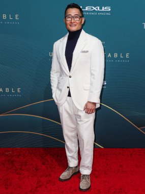 Amerikalı aktör Daniel Dae Kim, 16 Aralık 2023 'te Beverly Hilton Oteli' nde düzenlenen 21. Geleneksel Unutulmaz Asya Amerikan Ödülleri 'ne geliyor..