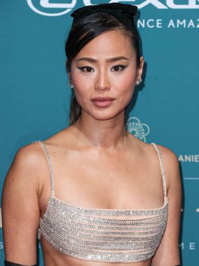 Amerikalı aktris ve eski realite televizyon karakteri Jamie Chung, 16 Aralık 2023 'te Beverly Hills, Los Angeles, Kaliforniya, ABD' deki The Beverly Hilton Hotel 'de düzenlenen 21..